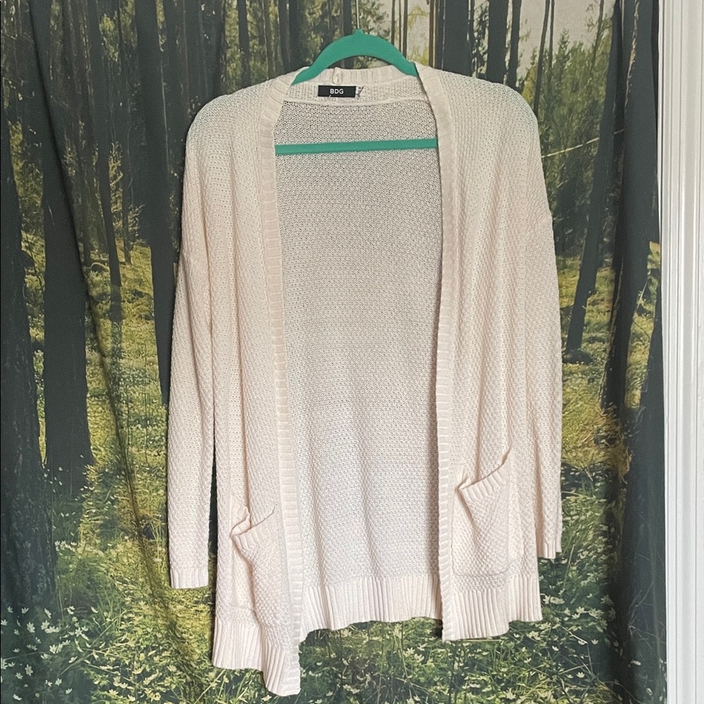 Light Cream Knit Cardigan